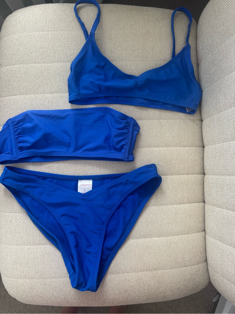 Xhilaration Bright Blue Bikini Set